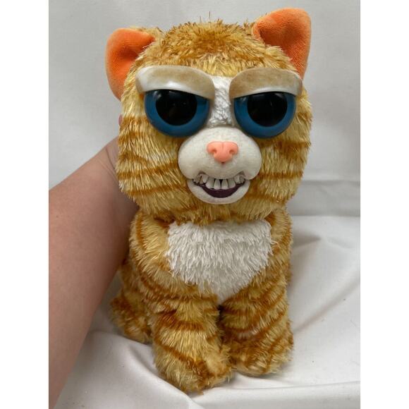 Princess Potty Mouth Cat Feisty‎ Pets Plush Stuffed Animal orange stripped 8" - Picture 5 of 5